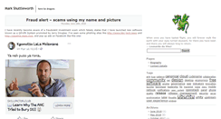 Desktop Screenshot of markshuttleworth.com